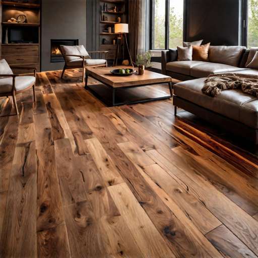 Hardwood flooring installation idea