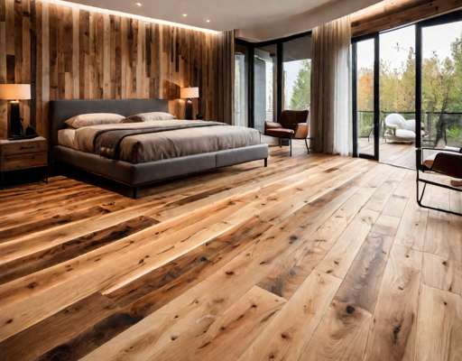 Wood floor installation