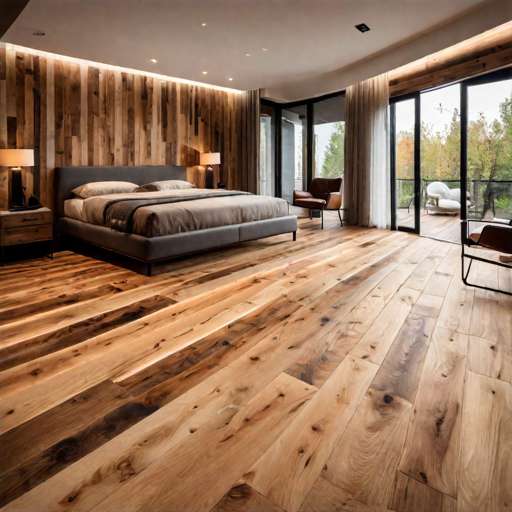 Wood floor installation